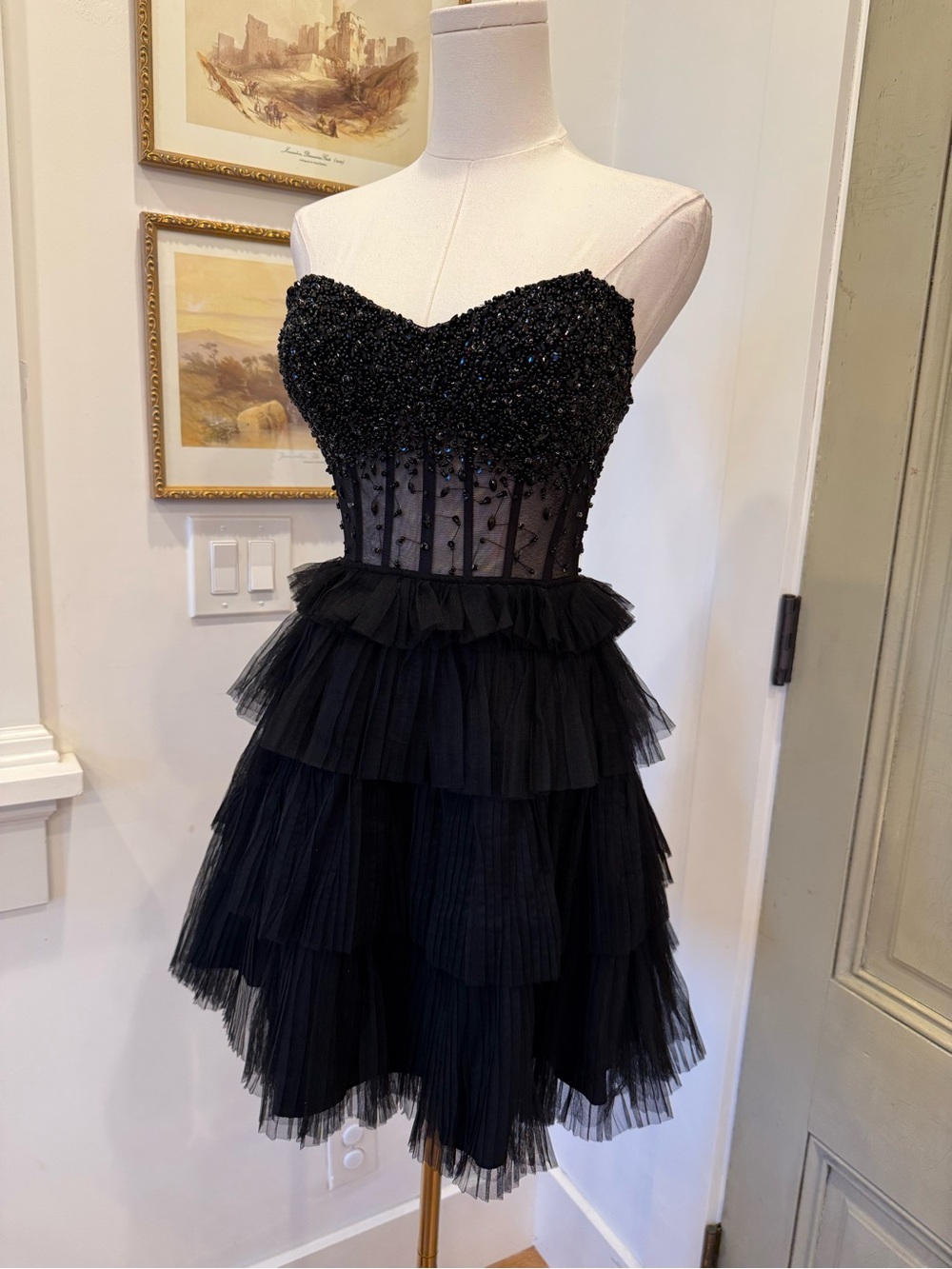 NWT Amelia Couture Mini Dress - Picture 4 of 10